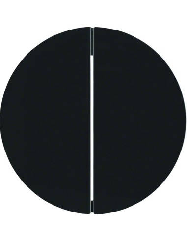 R.1/R.3/R.classic Przycisk 2-krotny do ściemniaczy przyciskowych i sterowników załączających Berker.Net, czarny, połysk 85142131