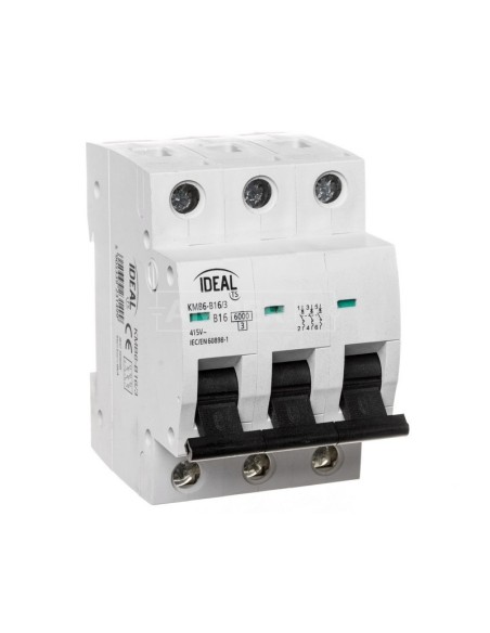 Wyłącznik nadprądowy 3P B 16A 6kA AC KMB6-B16/3 23149