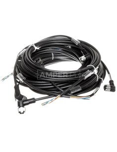 Przewód przyłączeniowy 5m z gniazdem kątowym 5P FIELDBUS M12 S/A AB-C5- 5,0PUR-M12FA 22260407