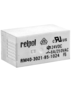 Przekaźnik miniaturowy 1Z 8A 24V DC PCB RM40-3021-85-1024 2611688 2