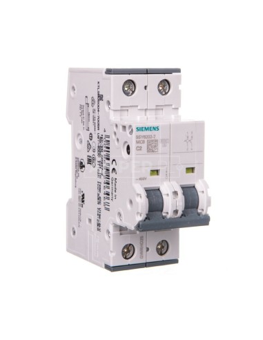 Wyłącznik nadprądowy 2P C 2A 6kA AC 5SY6202-7