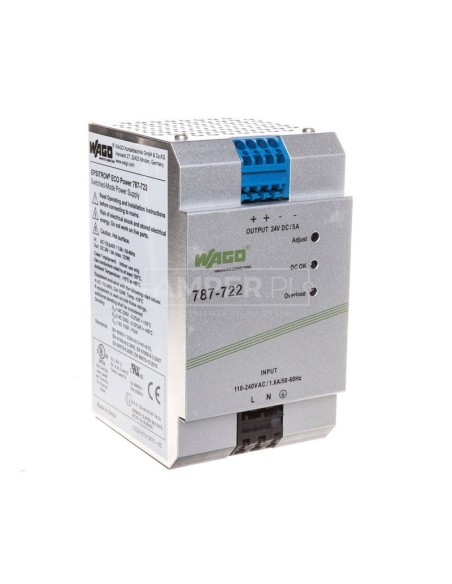 Zasilacz impulsowany po stronie pierwotnej ECO 24V DC 5A 787-722 EPSITRON