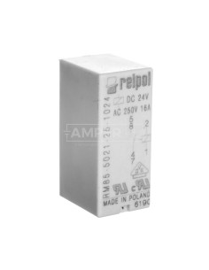 Przekaźnik miniaturowy 1Z 16A 24V DC PCB AgSnO2 RM85-5021-25-1024 855082 2