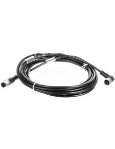 Przewód połączeniowy 5m /wtyczka M12 - gniazdo kątowe M12/ FIELDBUS AB-C4-M12MS-5,0PVC-M12FA 22260705