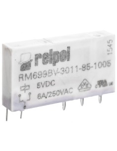 Przekaźnik miniaturowy 1P 6A 5V DC PCB AgSnO2 RM699BV-3011-85-1005 2613695 2