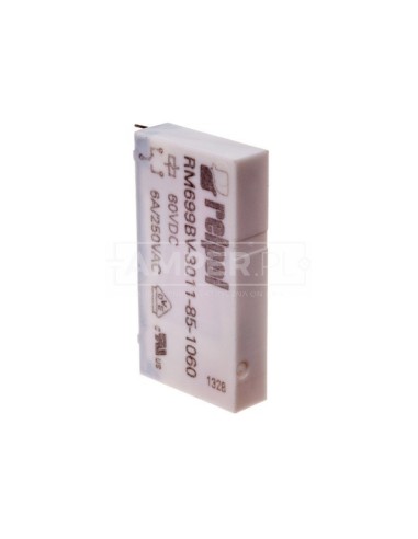 Przekaźnik miniaturowy 1P 6A 60V DC PCB AgSnO2 RM699BV-3011-85-1060 2613667