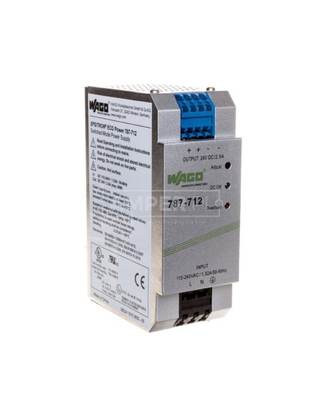 Zasilacz ECO 24V DC 2,5A impulsowany po stronie pierwotnej 787-712 EPSITRON