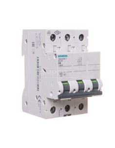 Wyłącznik nadprądowy 3P C 6A 6kA 5SL6306-7