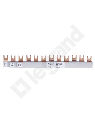 Szyna łączeniowa 3P 80A 16mm2 widełkowa (12 mod.) BI3/16x12 607047