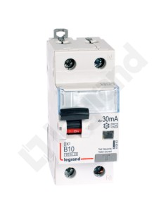 Wyłącznik różnicowo-nadprądowy 2P 10A B 0,03A typ A P312 DX3 410963