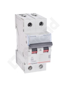 Wyłącznik nadprądowy 2P B 6A 10kA AC S312 TX3 404109