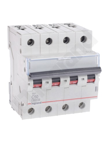 Wyłącznik nadprądowy 4P C 50A 6kA AC S304 TX3 403567