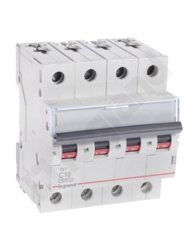 Wyłącznik nadprądowy 4P C 10A 6kA AC S304 TX3 403560