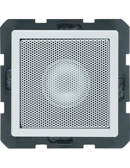 Q.x Głośnik, biały, aksamit  28826089 Berker Hager