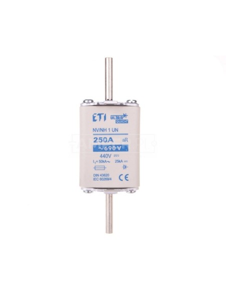 Wkładka bezpiecznikowa NH1 250A aR 690V M1UQ U-N 004333216