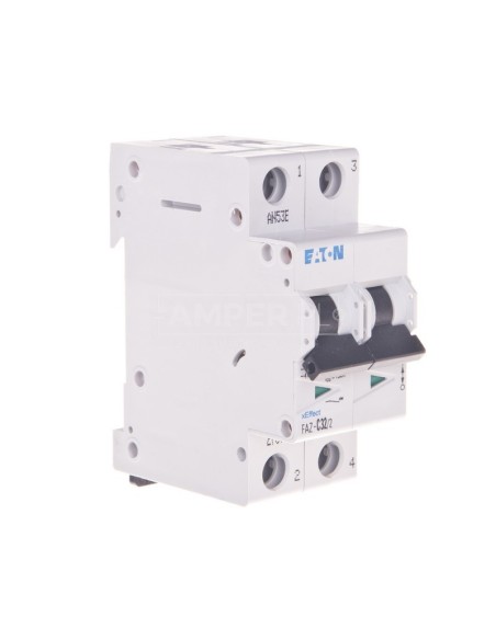 Wyłącznik nadprądowy 2P C 32A 15kA AC FAZ C32/2 278763