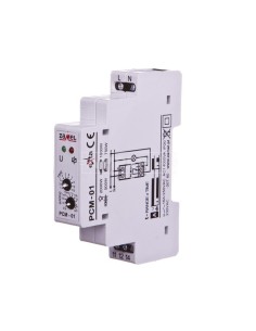 Przekaźnik czasowy 1-funkcyjny 1NO/NC 16A 0,1sek-10dni 230V AC PCM-01 EXT10000072