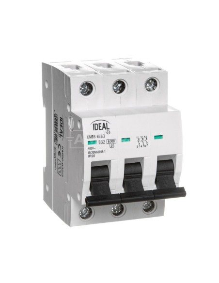 Wyłącznik nadprądowy 3P B 32A 6kA AC KMB6-B32/3 23159