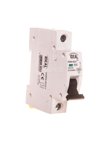 Wyłącznik nadprądowy 1P B 20A 6kA KMB6-B20/1 23142