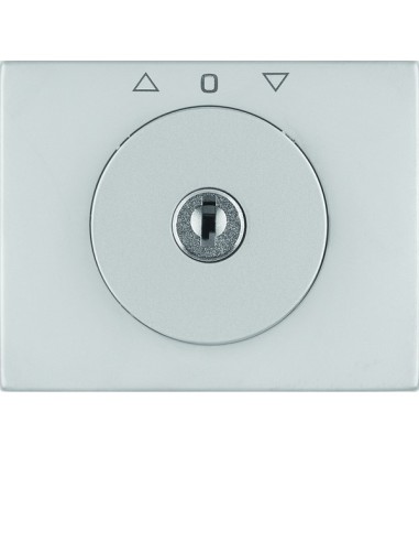 K.5 Płytka czołowa z kluczykiem do łącznika żaluzjowego obrotowego, stal szlachetna nierdzewna 10797204 Berker Hager