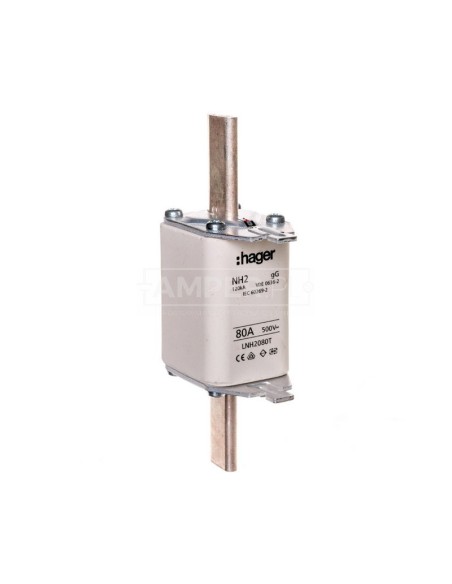 Wkładka bezpiecznikowa zwłoczna NH2C 80A AC 500V gG LNH2080T