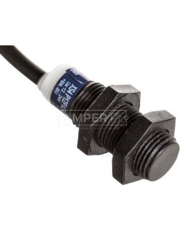 Czujnik indukcyjny M12 4mm zakryty 12-24V DC PNP 1Z kabel 2m XS4P12PA340