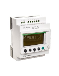 Sterownik programowalny 6 wej 4 wyj 100-240V AC RTC/LCD Zelio SR3B101FU