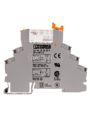 Moduł przekaźnikowy 1P 6A 24V DC RIF-0-RPT-24DC/21 2903370