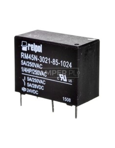 Przekaźniki miniaturowy 1Z 5A 24V DC PCB RM45N-3021-85-1024 2614955 2