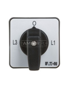 Łącznik krzywkowy przełącznik amperomierzy 20A do wbudowania T0-3-8048/E 034116