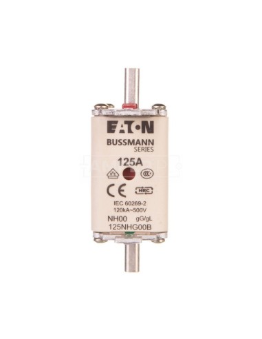 Wkładka bezpiecznikowa NH00 125A gL/gG 500V 125NHG00B