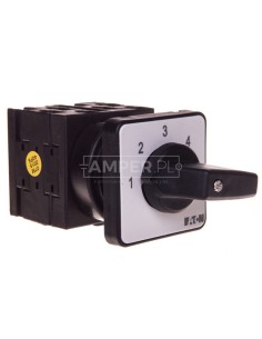 Łącznik krzywkowy 1-2-3-4-5 1P 20A do wbudowania 6,5kW T0-3-8232/E 026988