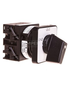 Przełącznik woltomierza L1-L2/L2-L3/L1-L3 3P 20A do wbudowania T0-2-15922/E 053099