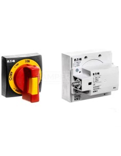 Napęd drzwiowy boczny lewa strona czerwono-żółty NZM2-XSRM-L 266672