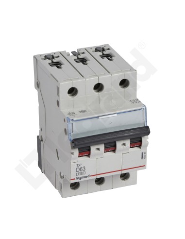 Wyłącznik nadprądowy 3P D 63A 6kA AC S303 TX3 403761