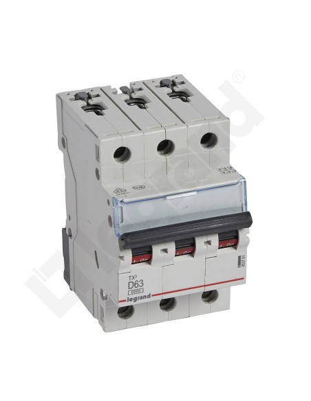 Wyłącznik nadprądowy 3P D 63A 6kA AC S303 TX3 403761