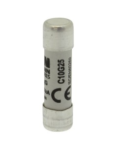 Wkładka bezpiecznikowa cylindryczna 10x38mm 25A gG 500V C10G25 2