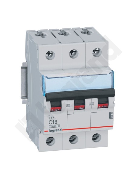 Wyłącznik nadprądowy 3P C 16A 10kA AC S313 TX3 404222