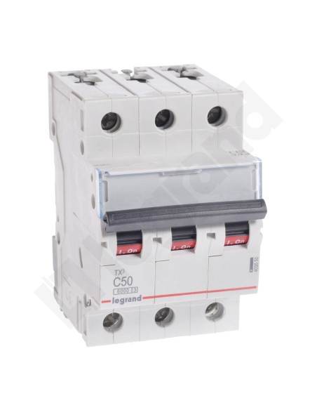 Wyłącznik nadprądowy 3P C 50A 6kA AC S303 TX3 403550