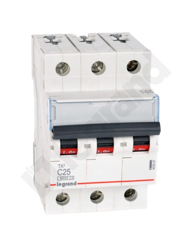 Wyłącznik nadprądowy 3P C 25A 6kA AC S303 TX3 403547
