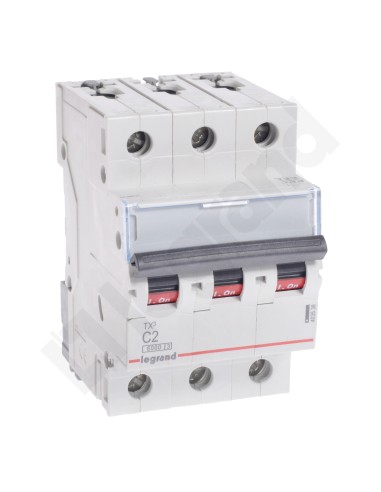 Wyłącznik nadprądowy 3P C 2A 6kA AC S303 TX3 403538