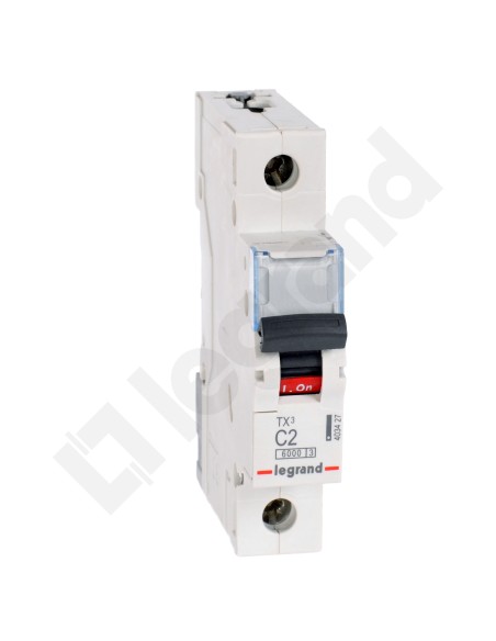 Wyłącznik nadprądowy 1P C 2A 6kA AC S301 TX3 403427