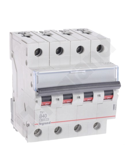 Wyłącznik nadprądowy 4P B 40A 6kA AC S304 TX3 403421