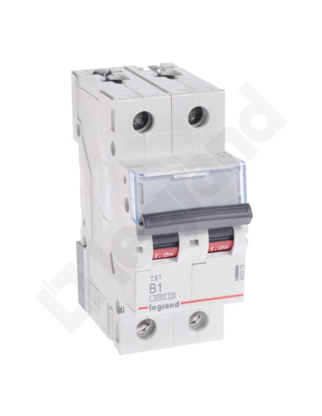 Wyłącznik nadprądowy 2P B 1A 6kA AC S302 TX3 403379