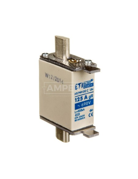 Wkładka bezpiecznikowa NH00C 125A gR 690V M00CUQ U-N 004331029