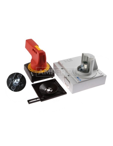 Napęd drzwiowy czerwono-żółty z blokadą NZM3-XTVDVR 260182