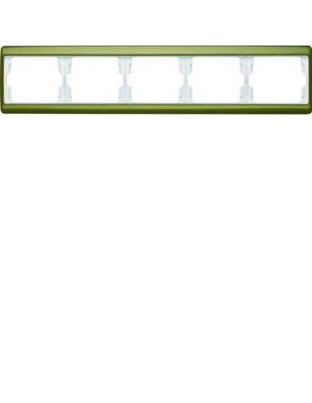 Arsys Ramka 5-krotna pozioma, złoty  13940002 Berker Hager