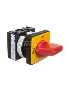 Łącznik krzywkowy 0-1 2P 20A do wbudowania T0-1-102/E-RT 009046