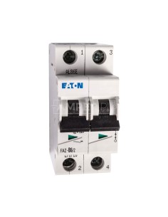 Wyłącznik nadprądowy 2P B 6A 15kA AC FAZ B6/2 278728