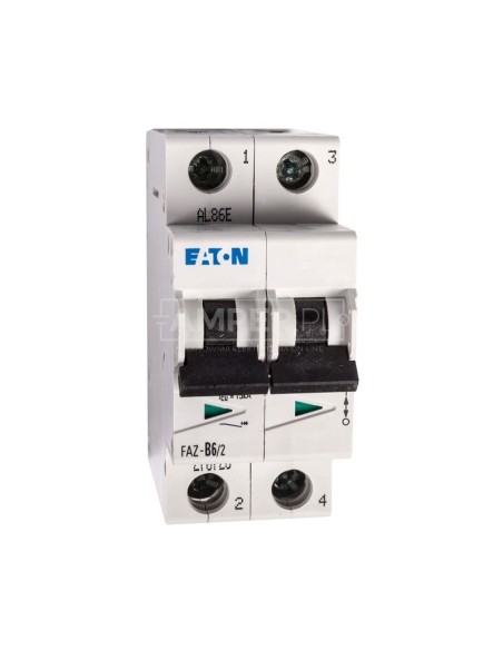 Wyłącznik nadprądowy 2P B 6A 15kA AC FAZ B6/2 278728